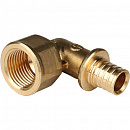 Купить Угольник-переходник с внутренней резьбой 20xG 1/2" для труб из сшитого полиэтилена аксиальный STOUT