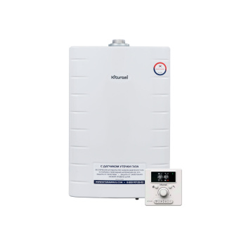 Kiturami World Alpha-18 (18 кВт, 2-х контурный, закр. камера)