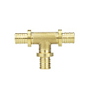 Тройник латунный Varmega Slide-fit, равносторонний 25 с доставкой в NAME