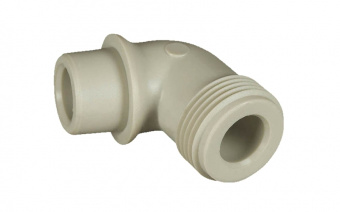 Пластиковое выпускное колено Ø25х1